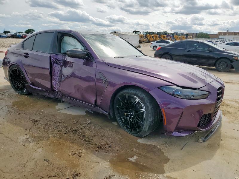 WBS43AY09RFT21427 - 2024 BMW M3 COMPETITION იასამნისფერი ფოტო 4