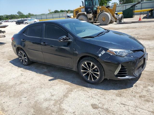 5YFBURHE7JP765652 - 2018 TOYOTA COROLLA L BLACK photo 4