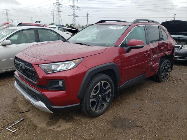 2T3J1RFV8KW022934 - 2019 TOYOTA RAV4 ADVENTURE RED photo 1