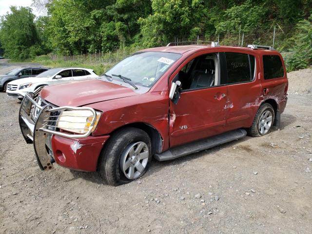 5N1AA08B26N724996 - 2006 NISSAN ARMADA SE RED photo 1