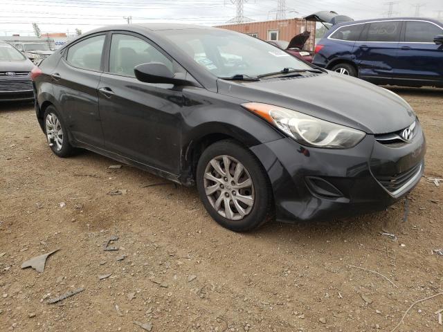 KMHDH4AE6CU228878 - 2012 HYUNDAI ELANTRA GLS BLACK photo 4