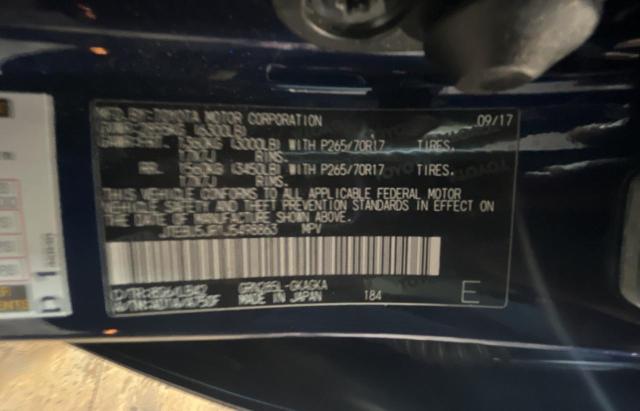 JTEBU5JR1J5498863 - 2018 TOYOTA 4RUNNER SR5/SR5 PREMIUM 蓝色 照片 10