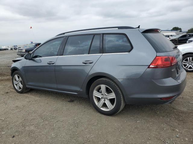 3VWCA7AU5FM517172 - 2015 VOLKSWAGEN GOLF SPORT TDI S GRAY photo 2