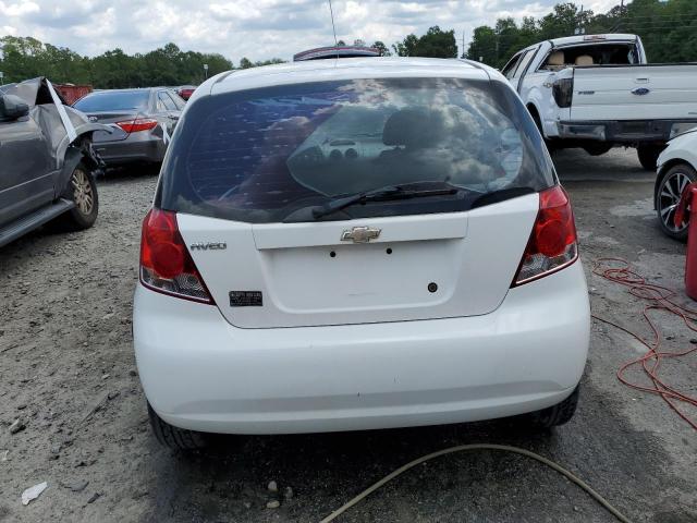 KL1TD666X6B636073 - 2006 CHEVROLET AVEO BASE WHITE photo 6