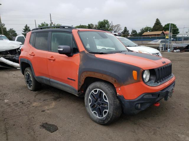 ZACCJBCT8GPD00028 - 2016 JEEP RENEGADE TRAILHAWK ORANGE photo 4