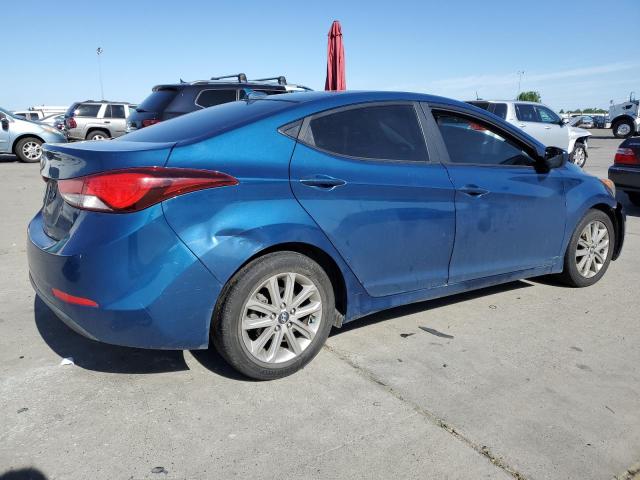 KMHDH4AE9GU569665 - 2016 HYUNDAI ELANTRA SE BLUE photo 3