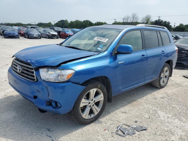 JTEES43A882021153 - 2008 TOYOTA HIGHLANDER SPORT BLUE photo 1