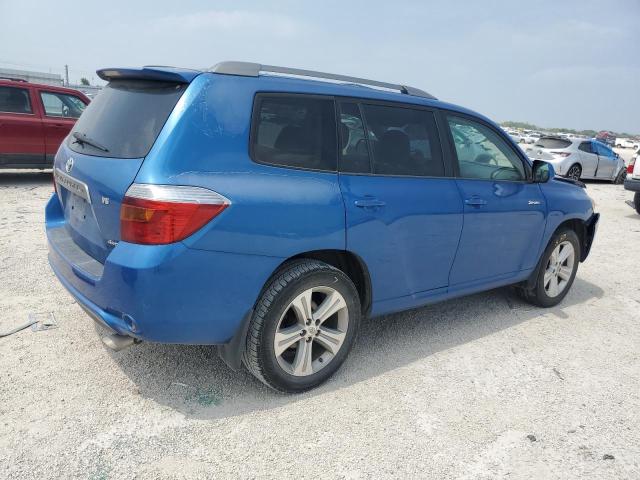 JTEES43A882021153 - 2008 TOYOTA HIGHLANDER SPORT BLUE photo 3