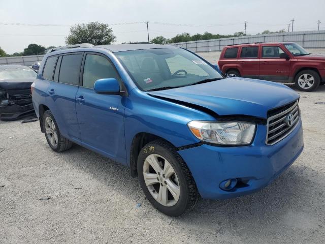 JTEES43A882021153 - 2008 TOYOTA HIGHLANDER SPORT BLUE photo 4