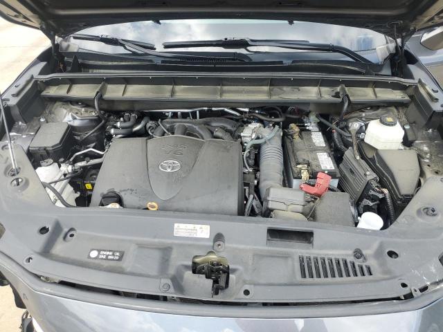 5TDHZRAH2MS074850 - 2021 TOYOTA HIGHLANDER XLE GRAY photo 11