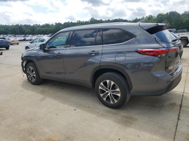 5TDHZRAH2MS074850 - 2021 TOYOTA HIGHLANDER XLE GRAY photo 2