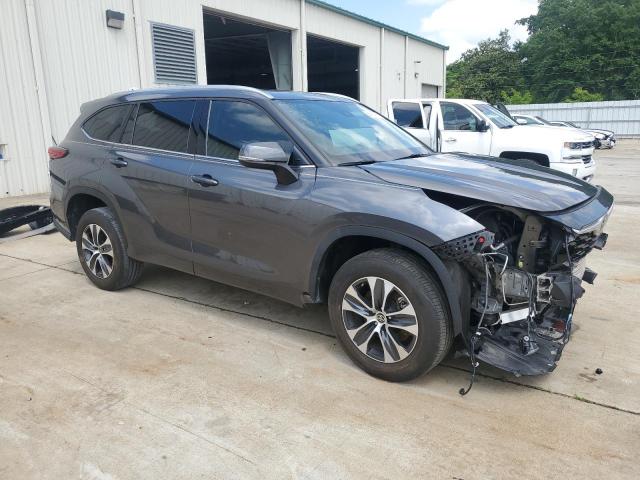 5TDHZRAH2MS074850 - 2021 TOYOTA HIGHLANDER XLE GRAY photo 4