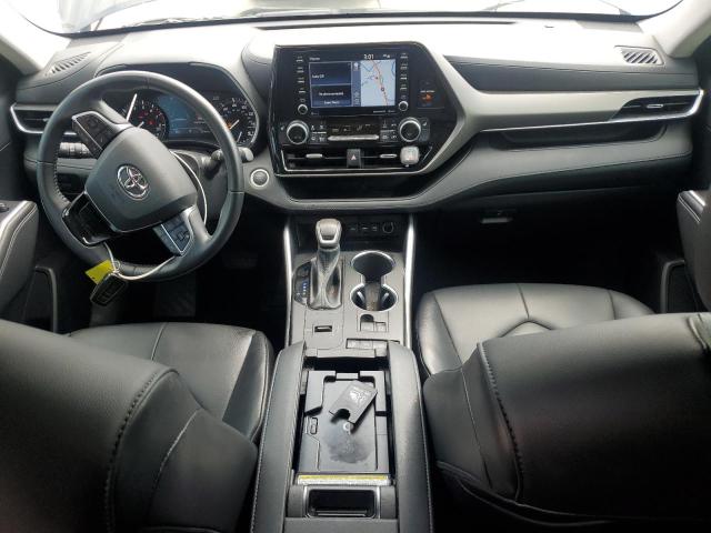 5TDHZRAH2MS074850 - 2021 TOYOTA HIGHLANDER XLE GRAY photo 8
