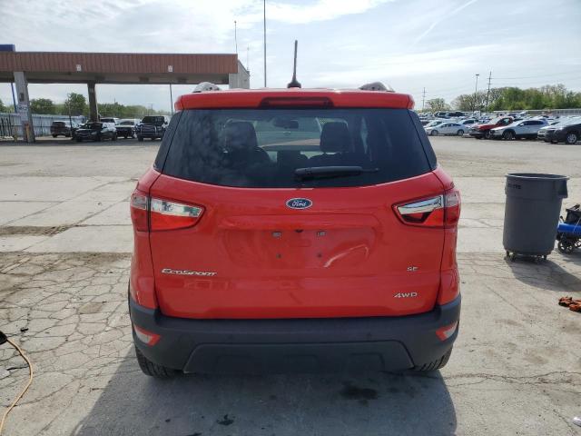 MAJ6S3GL2LC336649 - 2020 FORD ECOSPORT SE 红色 照片 6