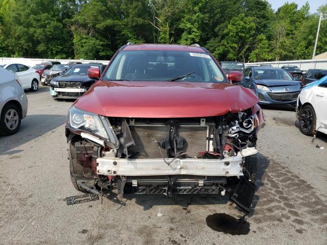 5N1DR2MM3HC635140 - 2017 NISSAN PATHFINDER S RED photo 5