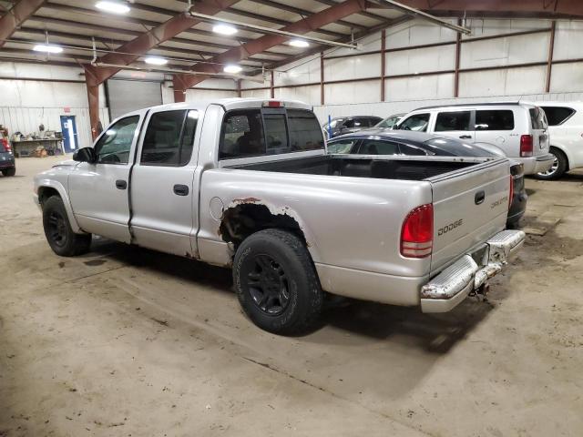 1D7HL38X93S119841 - 2003 DODGE DAKOTA QUAD SPORT SILVER photo 2