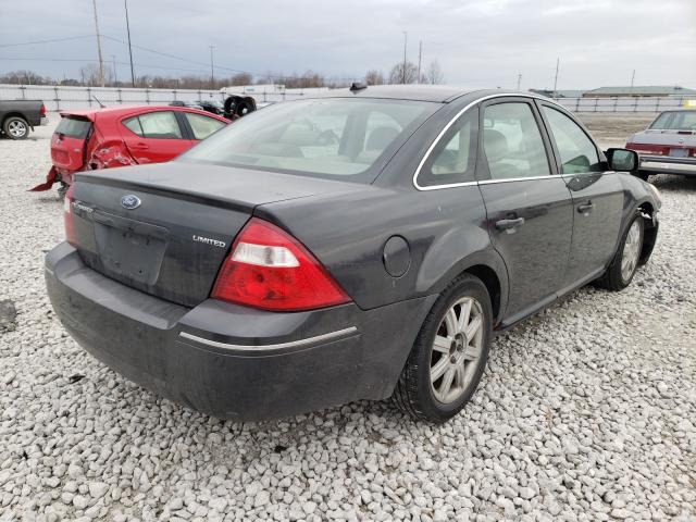 1FAHP25157G134070 - 2007 FORD FIVE HUNDR LIMITED GRAY photo 4