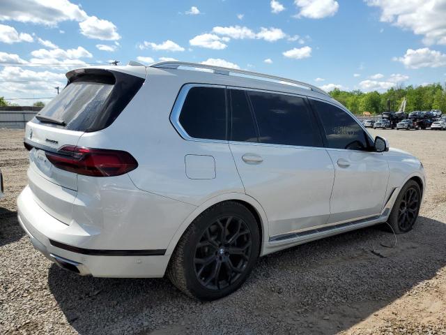 5UXCX4C58KLS35897 - 2019 BMW X7 XDRIVE50I WHITE photo 3