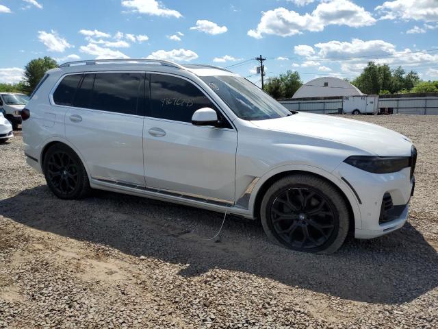 5UXCX4C58KLS35897 - 2019 BMW X7 XDRIVE50I WHITE photo 4