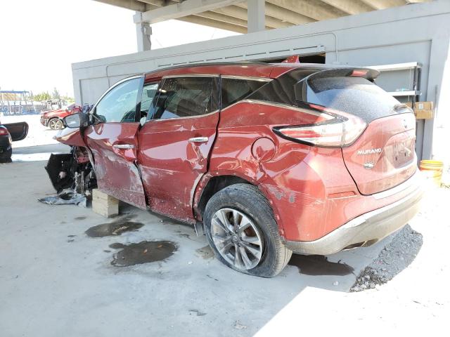 5N1AZ2MG0JN195840 - 2018 NISSAN MURANO S BURGUNDY photo 2