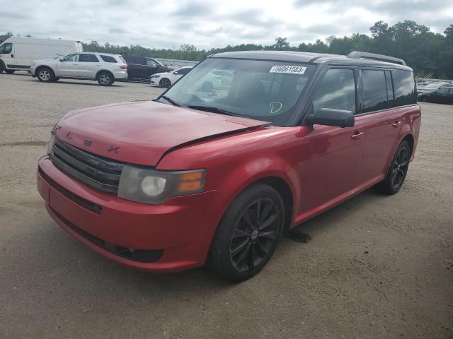 2FMHK6DT8BBD19356 - 2011 FORD FLEX LIMITED RED photo 1