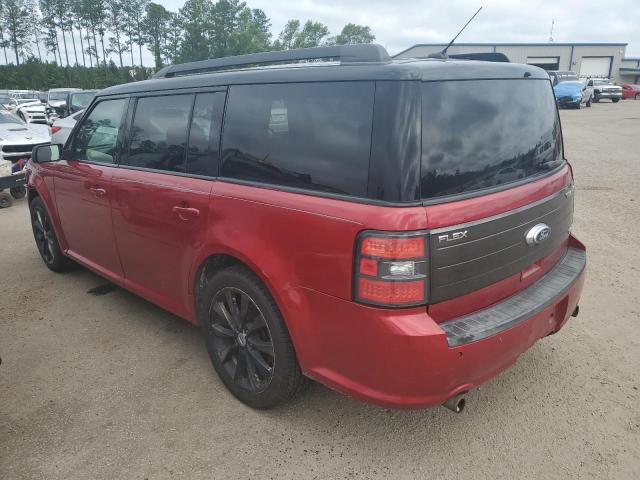 2FMHK6DT8BBD19356 - 2011 FORD FLEX LIMITED RED photo 2