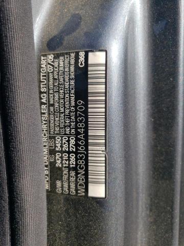 WDBNG83J66A483709 - 2006 MERCEDES-BENZ S-CLASS 430 4MATIC GRAY photo 12