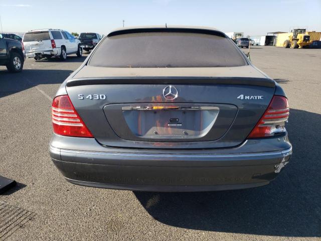 WDBNG83J66A483709 - 2006 MERCEDES-BENZ S-CLASS 430 4MATIC GRAY photo 6