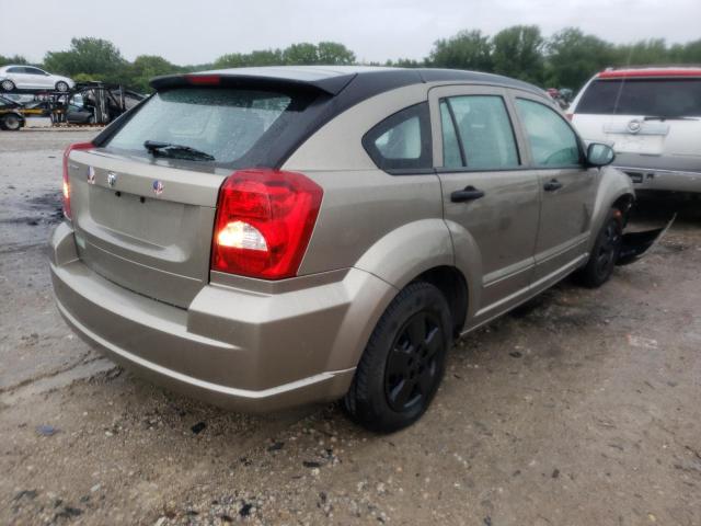 1B3HB28BX8D717574 - 2008 DODGE CALIBER TAN photo 4