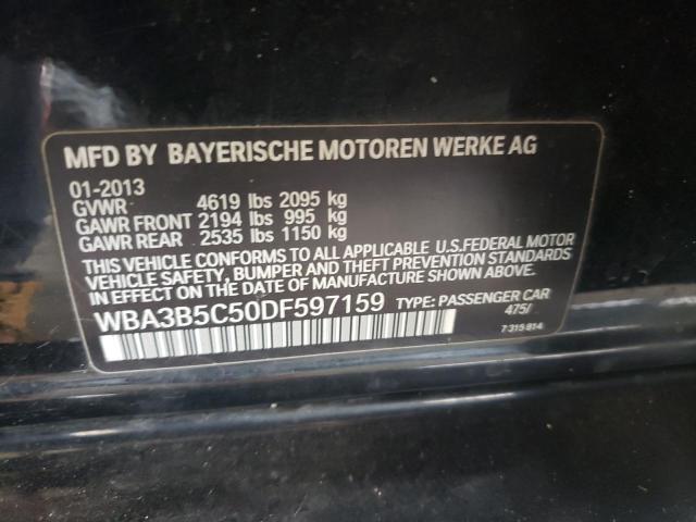 WBA3B5C50DF597159 - 2013 BMW 328 XI SULEV BLACK photo 12