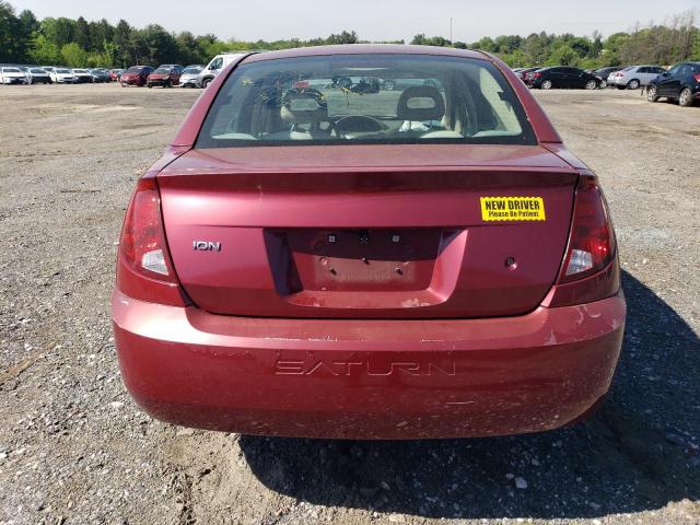1G8AJ52F25Z171605 - 2005 SATURN ION LEVEL 2 RED photo 6
