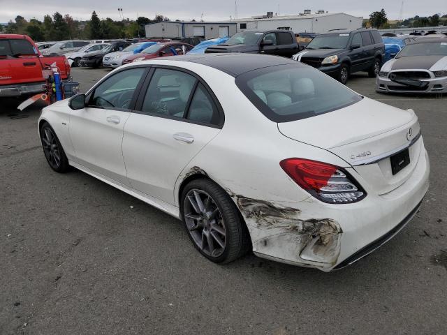 55SWF6EB8GU173099 - 2016 MERCEDES-BENZ C 450 4MATIC AMG WHITE photo 2