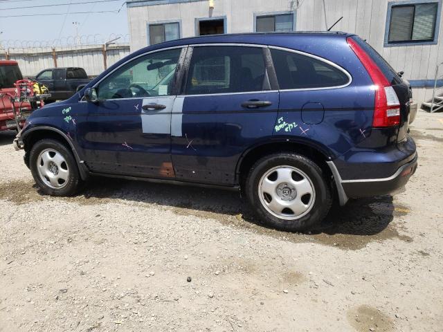 JHLRE38327C080681 - 2007 HONDA CR-V LX BLUE photo 2