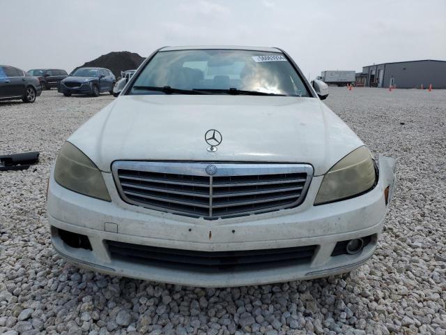 WDDGF54X88F052170 - 2008 MERCEDES-BENZ C 300 WHITE photo 5