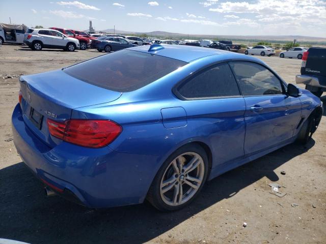 WBA3R5C58EK187956 - 2014 BMW 435 XI BLUE photo 3