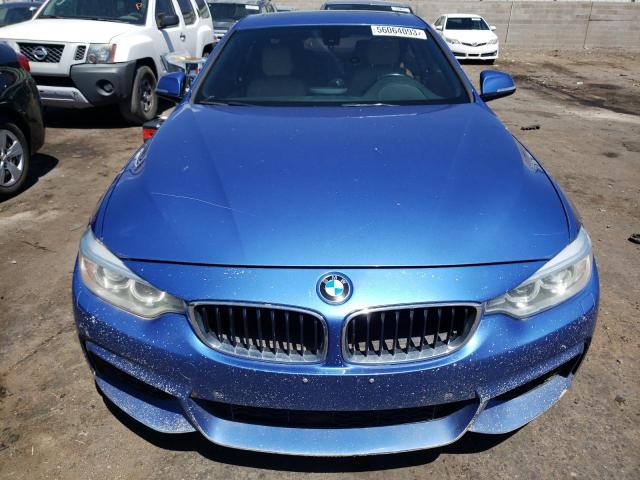 WBA3R5C58EK187956 - 2014 BMW 435 XI BLUE photo 5