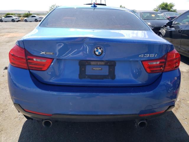 WBA3R5C58EK187956 - 2014 BMW 435 XI BLUE photo 6