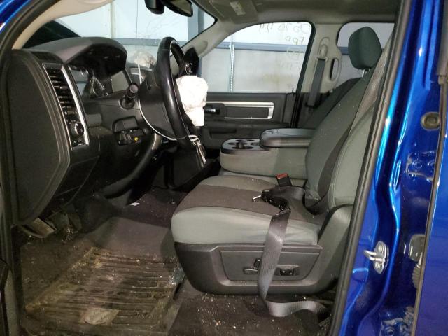 1C6RR7GT7JS250094 - 2018 RAM 1500 SLT BLUE photo 7