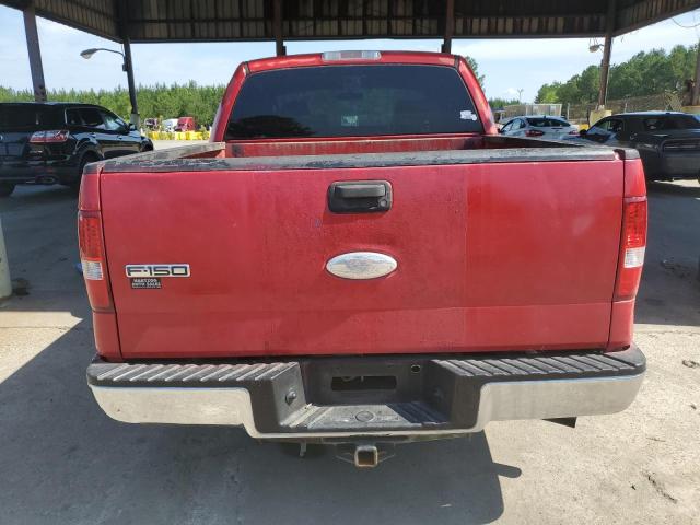 1FTRW12W17FA69607 - 2007 FORD F150 SUPERCREW RED photo 6