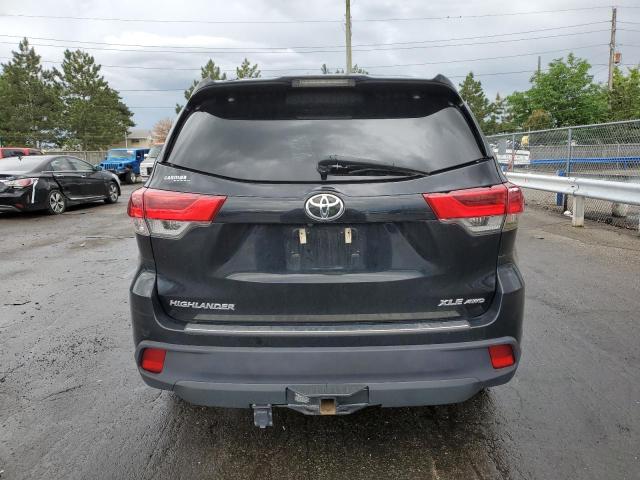 5TDJZRFHXJS859610 - 2018 TOYOTA HIGHLANDER SE BLACK photo 6