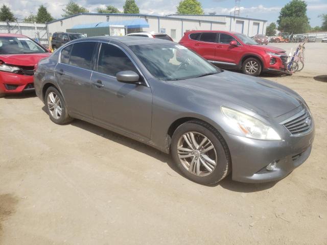 JN1CV6AR6DM757369 - 2013 INFINITI G37 GRAY photo 4