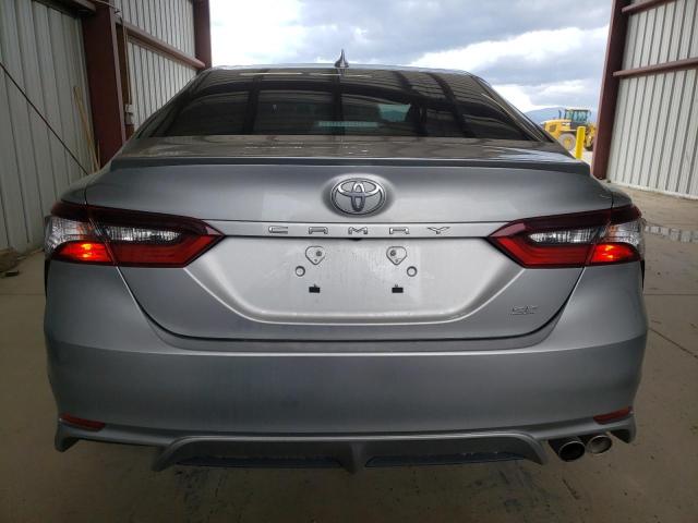 4T1S11AK9NU668502 - 2022 TOYOTA CAMRY SE NIGHT SHADE SILVER photo 6