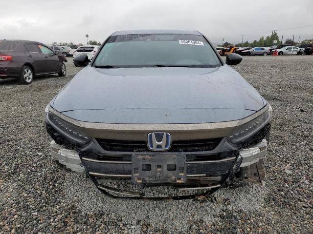 1HGCV3F20NA022480 - 2022 HONDA ACCORD HYBRID SPORT BLUE photo 5