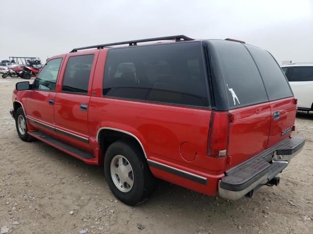 1GNEC16R6XJ391451 - 1999 CHEVROLET SUBURBAN C1500 RED photo 2