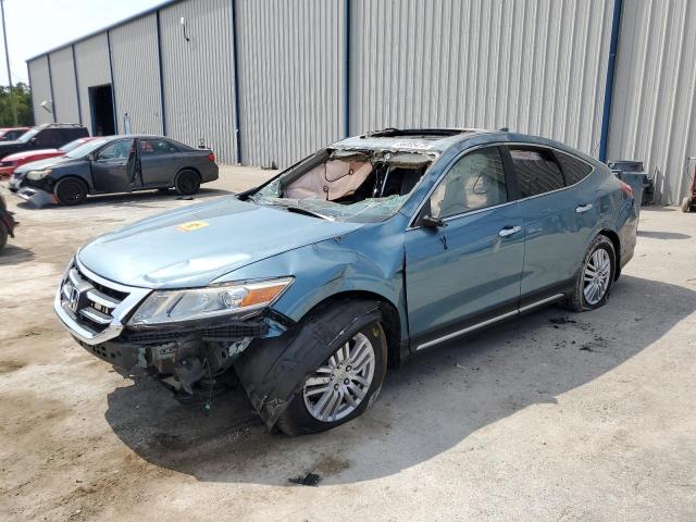 5J6TF3H50DL002388 - 2013 HONDA CROSSTOUR EXL BLUE photo 1