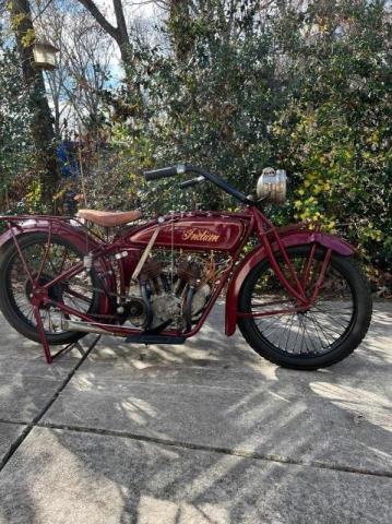 51R221 - 1920 INDIAN MOTORCYCLE CO. SCOUT BURGUNDY photo 2
