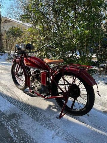 51R221 - 1920 INDIAN MOTORCYCLE CO. SCOUT BURGUNDY photo 3