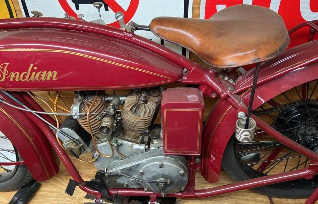 51R221 - 1920 INDIAN MOTORCYCLE CO. SCOUT BURGUNDY photo 6