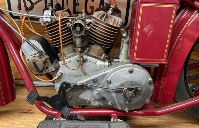 51R221 - 1920 INDIAN MOTORCYCLE CO. SCOUT BURGUNDY photo 7