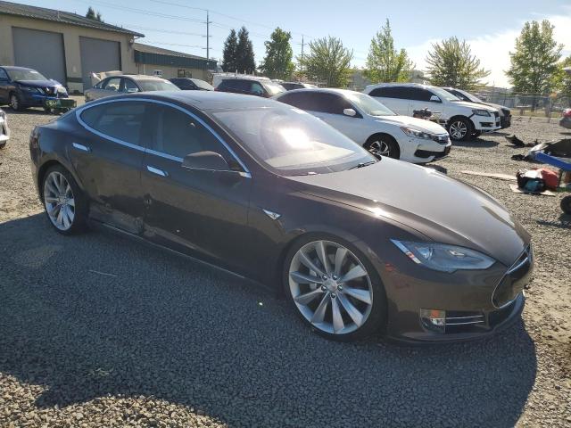 5YJSA1CP1DFP20208 - 2013 TESLA MODEL S 棕色 照片 4